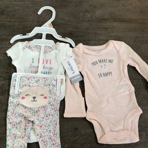 🆕🎀🧸3-piece Carters Baby Girl Set